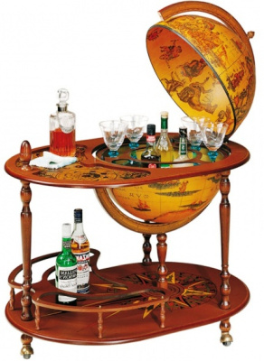 Глобус-бар Zoffoli напольный со столиком, сфера 50 см арт.Z-61