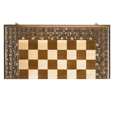Шахматы + нарды резные"Армянский Орнамент" 50, Haleyan