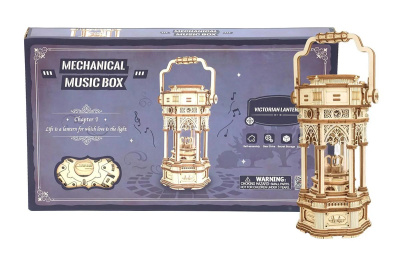 Механический музыкальный конструктор Robotime - Викторианский фонарь с секретным отделением (Victorian Lantern)