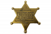 Значок шерифа (звезда пятиконечная) США