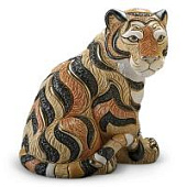 Статуэтка керамическая "Сидящий тигр"
