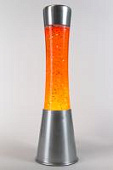 Лава-лампа 39см CG Silver Оранжевая/Блёстки (Глиттер)