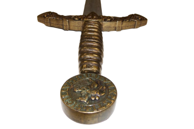 Макет. Меч рыцаря Тамплиера (XII век) с ножнами