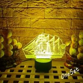 3D ночник Корабль - Парусник 3D ночник Корабль - Парусник