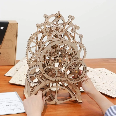 Настольные часы-конструктор Robotime - Маятниковые часы (Pendulum Clock)