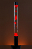 Напольная Лава лампа Amperia Falcon Black Красная/Прозрачная (76 см)