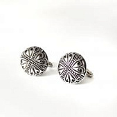 Запонки Cufflinks Inc. Круглые металл антик CF64 Запонки Cufflinks Inc. Круглые металл антик CF64