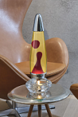 Лава-лампа Mathmos Evo Candle Красная/Желтая (Воск)