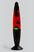 Лава-лампа 35см Зелёная/Красная (Black)