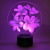 3D ночник Цветы Франжипани