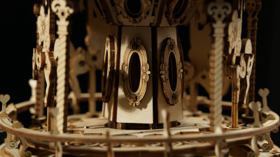 Механический музыкальный конструктор Robotime - Романтическая карусель (Romantic Carousel)