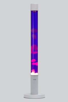 Напольная Лава лампа Amperia Falcon Белая/Фиолетовая (76 см)