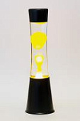 Лава-лампа 39см CG Желтая/Прозрачная (Black)