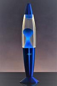 Лава лампа Amperia Rocket Ocean Blue Синяя/Прозрачная (35 см)