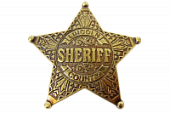 Значок шерифа (звезда пятиконечная) США