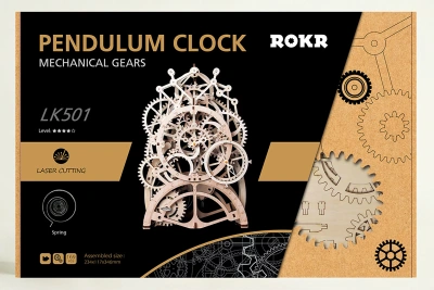 Настольные часы-конструктор Robotime - Маятниковые часы (Pendulum Clock)