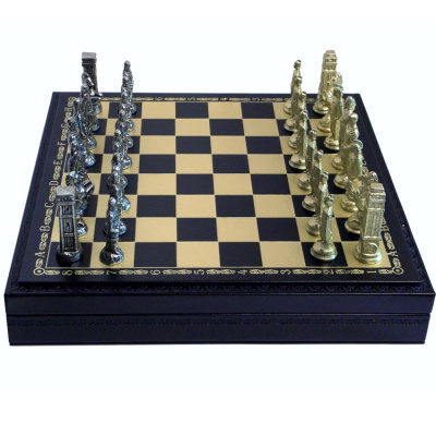 Шахматы "Рим" (комплект с нардами и шашками), Italfama