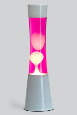 Лава-лампа 39см CG Белая/Розовая (White)