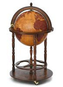 Глобус-бар напольный "Миллениум", d=40 см (Zoffoli, Италия), политическая карта мира на английском языке, 822 Глобус-бар напольный "Миллениум", d=40 см (Zoffoli, Италия), политическая карта мира на английском языке, 822