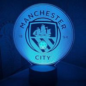 3D ночник Manchester City (Манчестер Сити) 3D ночник Manchester City (Манчестер Сити)